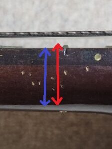 フレットの高さ