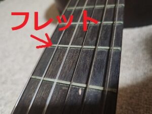 ギターのフレット